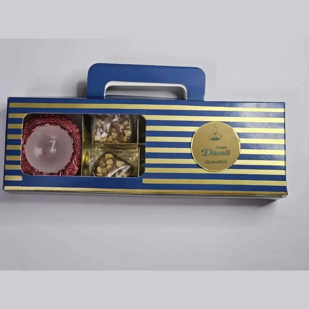 Dry Fruit Delicacy and Diya in a Box